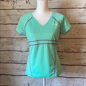 FILA Sport Teal Running shirt Medium